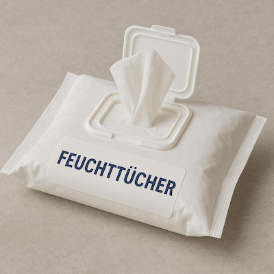 Hautneutrale Feuchttücher